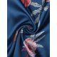 thumbnail image 5 of INSPIRE CHIC Conjunto de Pijama de Satén Floral para Mujer Regreso a Clases Suave de Manga Larga con Botones y Pantalones de Cintura Elástica para Todas las Estaciones XL Azul Floral, 5 of 6