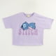 thumbnail image 1 of Polera Manga Corta Niña Lila Lilo & Stitch Disney, 1 of 4