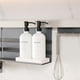 thumbnail image 4 of Set Dispensador De Jabón Kitchen Blanco Con Bandeja De Cristal, 4 of 7