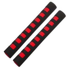 Magideal - Cubierta De De Cochecito De Bebé Portátil Cubiertas De Empuñaduras Cubierta Protectora Antideslizante Lavable A Prueba De Polvo Extraíble Para Negro Rojo