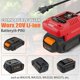 thumbnail image 3 of Mini Cargador Compatible para Worx 6pin 20V Batería de Iones de Litio Reemplazo para Estación de Carga de Iones de Litio, 3 of 7