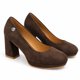thumbnail image 2 of Zapato de Mujer Formal Gamuza Taco Cuadrado 8cm, 2 of 8