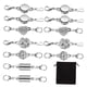 thumbnail image 3 of 10x Cierres Y Cierres Magnéticos Para Collares DIY Para Collares Pulseras Tobilleras, 3 of 3