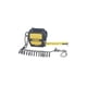 thumbnail image 2 of Kit de cinta métrica DEWALT enrollada con cable de 10,67 m y mosquetón, 2 of 8