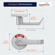 thumbnail image 3 of Cerradura de puerta Boomerang Hardware de palanca comercial, 3 of 9