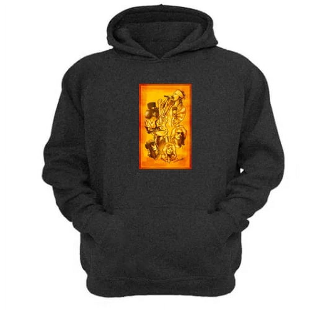 Genérico - Polerón Canguro Guns N´ Roses Gris Oscuro Talla M Unisex