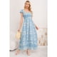 thumbnail image 1 of Maxi Vestido Verano Largo Mujer Estampado Geometrico Casual 3362, 1 of 3