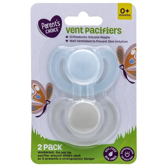 Set de Chupetes Multicolor de 0 a 6 meses, 2 Un