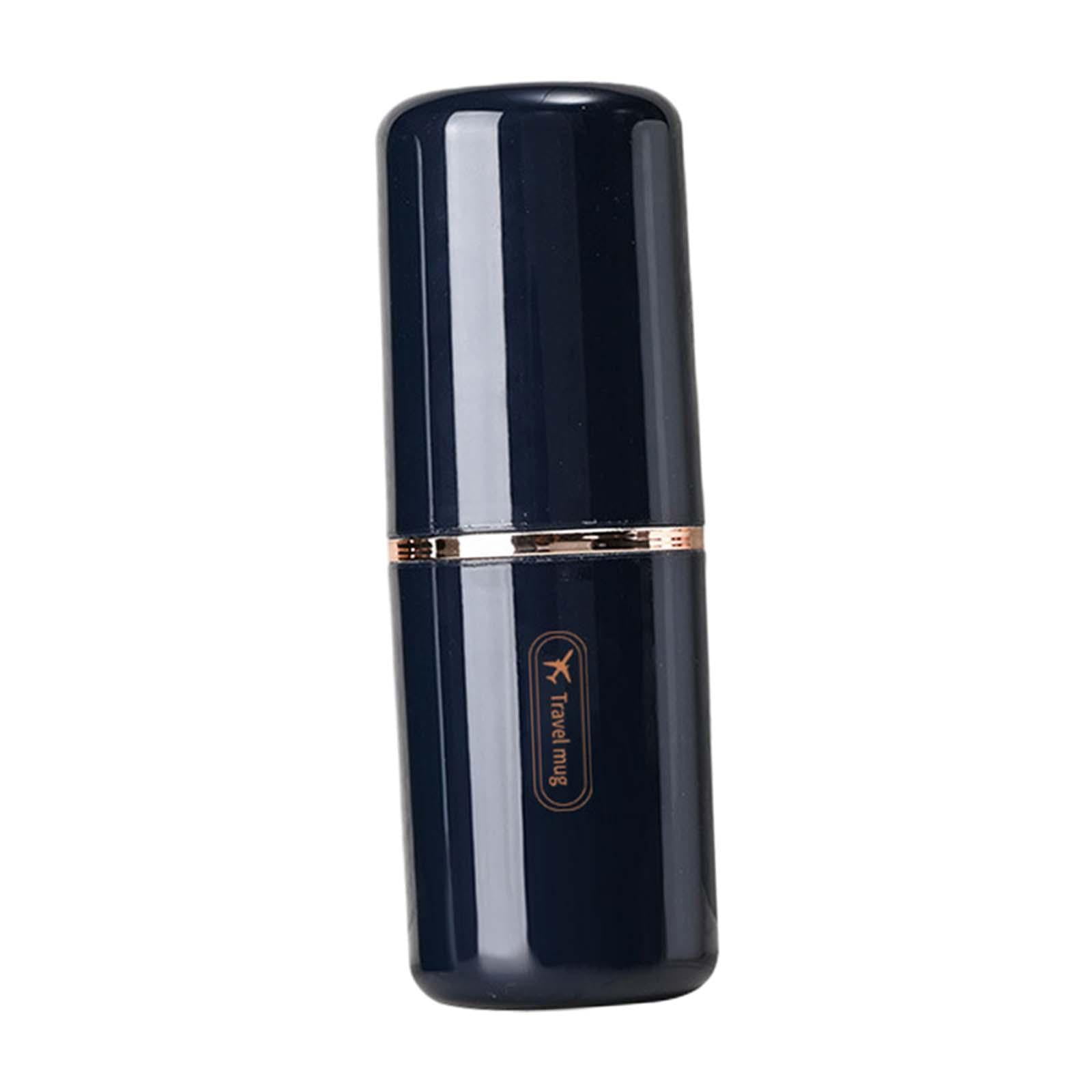Bothyi - Estuche De Viaje Para Cepillo De Dientes, Vaso Para Hacer Gárgaras, Ideal Para El Día De La Madre, Salidas Al Aire Libre, Color Azul Oscuro