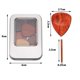 thumbnail image 2 of Púas para guitarra Yeshone, madera exótica, madera de sándalo rojo africano, 10 unidades, 2 of 6