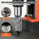 thumbnail image 2 of Juego de cortadores anulares VEVOR Weldon Shank Mag Drill, 6 piezas M2AL HSS, 2 of 9