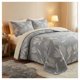 thumbnail image 1 of Cubrecama Sherpa 2 Plazas - Gris Hojas M961, 1 of 7
