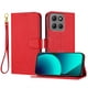 thumbnail image 1 of Funda Cartera para Motorola Moto G15 Tarjetero Soporte Magnético y Correa Rojo, 1 of 5