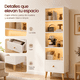 thumbnail image 3 of Estante librero 30x50x180cm blanco #4, 3 of 3