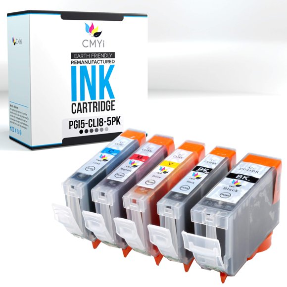 Paquete combinado de cartuchos de tinta CMYi PGI-5 CLI-8 para Canon