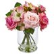 thumbnail image 1 of Arreglo floral casi natural con rosas y bayas de 25 cm, 1 of 4