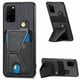 thumbnail image 1 of Funda Resistente para Samsung Galaxy S20 Plus con Tarjetero y Soporte, Diseño Magnético Negro, 1 of 5