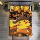 thumbnail image 1 of Halloween Pokmon 3 Piece Sets Full/Queen Size - Reversible Microfiber Quilts with Shams Soft Lightweight Bedspread Coverlet Comforter for All Season Bed Sheets, 1 of 4