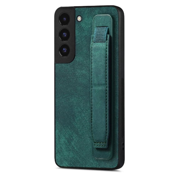 Funda Protectora con Correa para Samsung Galaxy S22 Plus Resistente a Golpes Verde