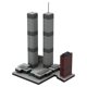 thumbnail image 5 of Bloques de Construcción de Juguete iREOGAME Modelo World Trade Center 982 Piezas, 5 of 9
