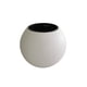 thumbnail image 1 of Macetero Plástico Forma de Bola. D17xH15cm. Color Blanco blanco, 1 of 2