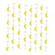 thumbnail image 2 of Guirnalda Bunting Banner Eid Mubarak Boda Brillante Decoración 4m Oro Plata, 2 of 5