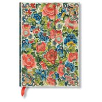Paperblanks - Libreta Peking Opera Embroidery Pear Garden, Midi Tapa Dura