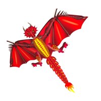 Magideal - De Cometas De Primavera Para Animales, Fácil De Volar, Con Memoria Preciosa De Cola En , Divertidos Juguetes Voladores De Dinosaurios Eno Rojo