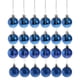 thumbnail image 1 of 24pcs 6cm bolas de navidad adornos de árbol de Navidad colgando decoraciones azul, 1 of 5