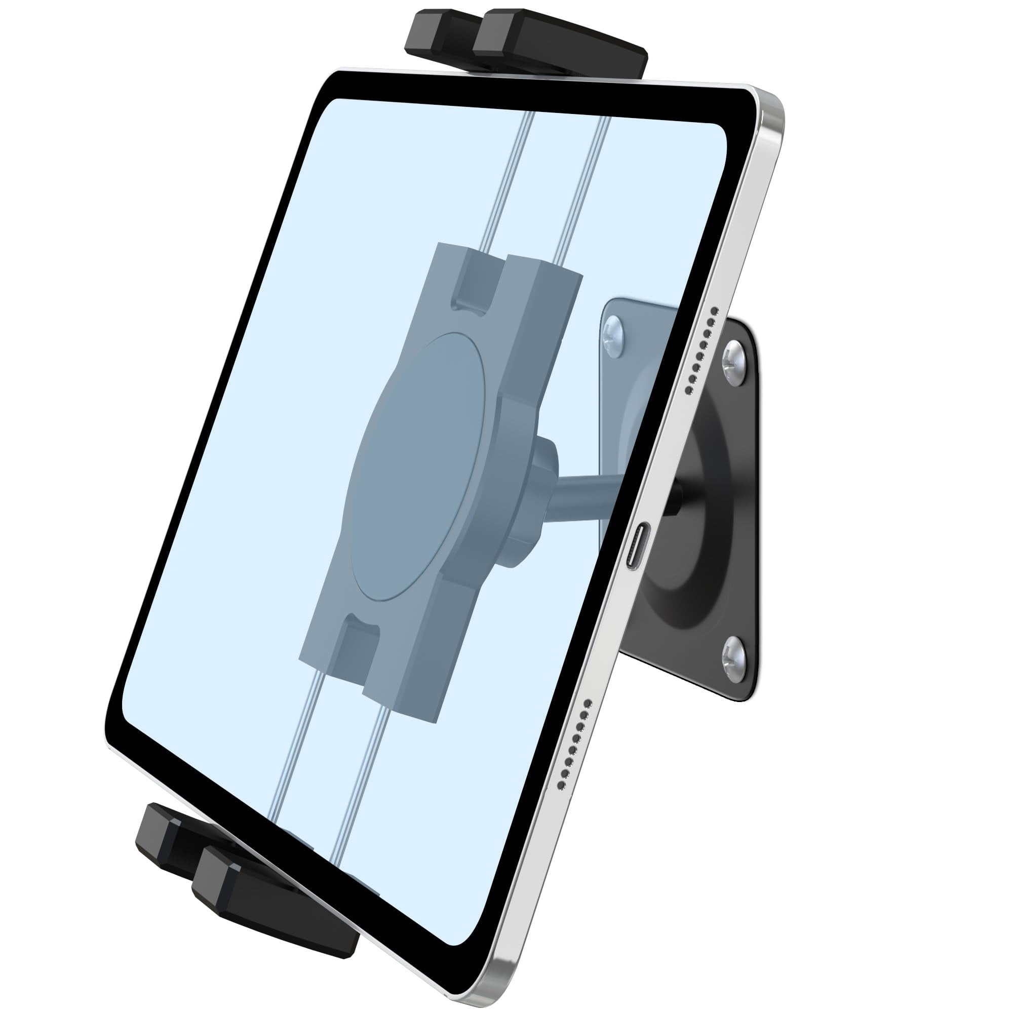 Soporte De Pared Keuvirya Para Ipad Con Rotación De 360° Para 4,7 A 12,9