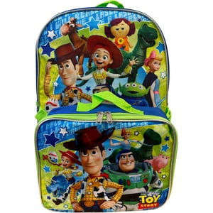 Mochila Ruz Con Licencia Toy Story 16 Pulgadas Con Lonchera Para Niños