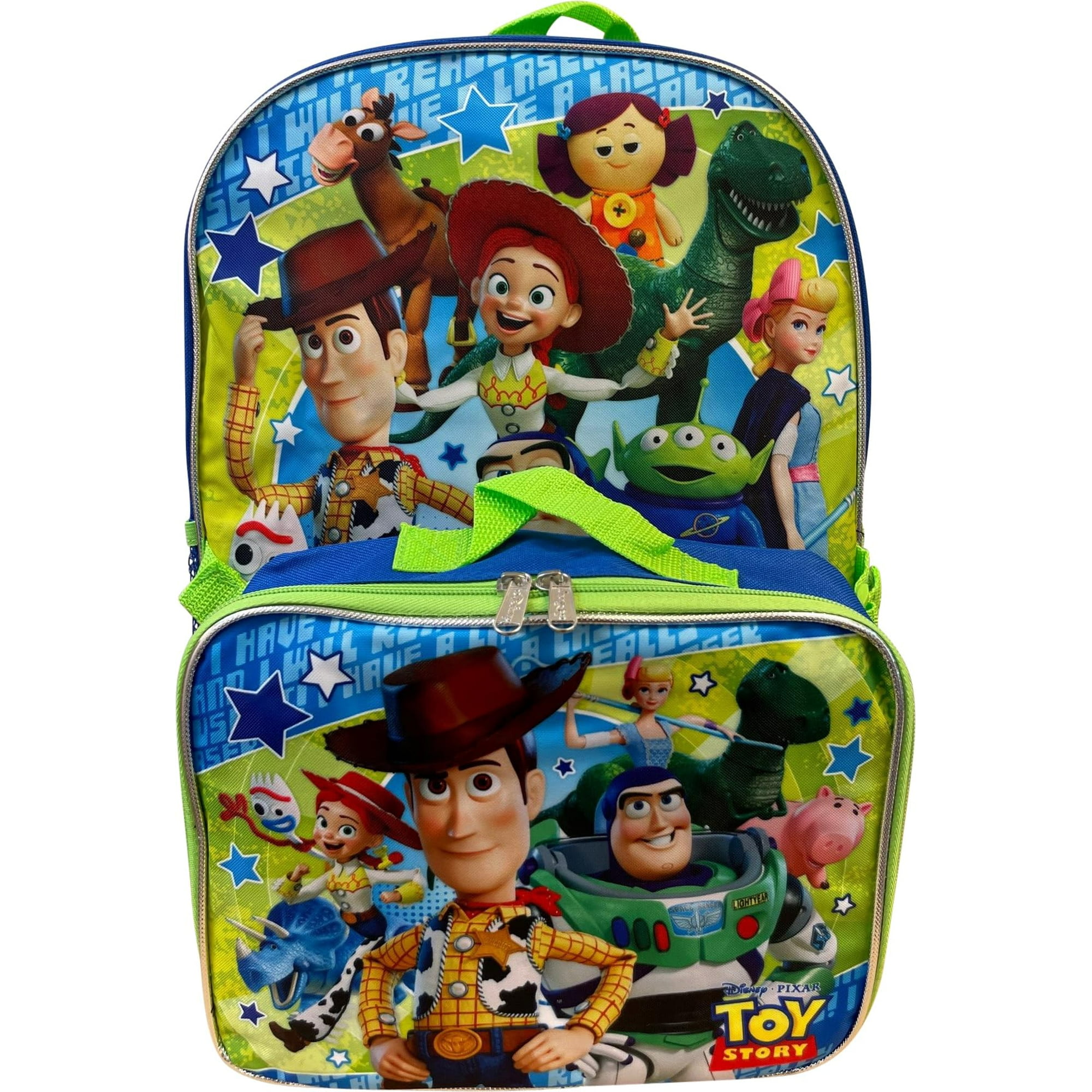 Mochila Ruz Con Licencia Toy Story 16 Pulgadas Con Lonchera Para Niños