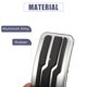 thumbnail image 5 of Unique Bargains Juego de 2 Piezas de Cubierta de Pedal de Acelerador y Freno para Ford Escape Metal Goma Tono Plateado Negro, 5 of 7
