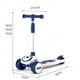 thumbnail image 2 of Scooter Infantil Premium Oso Panda Rueda Con Luces Azul, 2 of 5