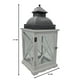 thumbnail image 5 of Set 2 Farol Calentador De Vela Costero De Madera Blanca, 5 of 7