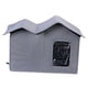 thumbnail image 3 of Refugio plegable para mascotas, casa al aire libre para mascotas, tela Oxford resistente a la intemperie, casa impermeable para perros, casa para , gris, 3 of 5