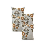 Genérico - Set De 4 Fundas De Cojin Tufting 45X45 Cm Blanco 02