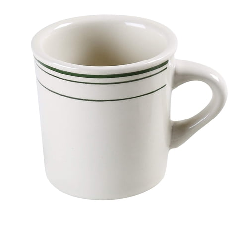 Taza Yanco Gb-38 Green Band Para Café/Té, 240 Ml De Capacidad, China X36