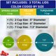 thumbnail image 2 of Juego de tapas para recipientes Klare Ware 470 ml/950 ml/1,65 L (3 unidades), 2 of 7