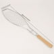 thumbnail image 1 of 1pc Roasting Fish Grilling Basket Vegetable With Folding Handle DIY Flexible Nonstick Outdoor Barbecue Tool Portable Burger Mesh BBQ, Grilling & Barbecue Utensils, 1 of 2