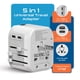 thumbnail image 2 of Adaptador de corriente universal Ceptics 5 en 1 con USB-A y USB-C, 2 of 9