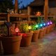 thumbnail image 2 of Set 12 Mini Estacas Solares Led Rgb Multicolor Jardín 10cm, 2 of 9