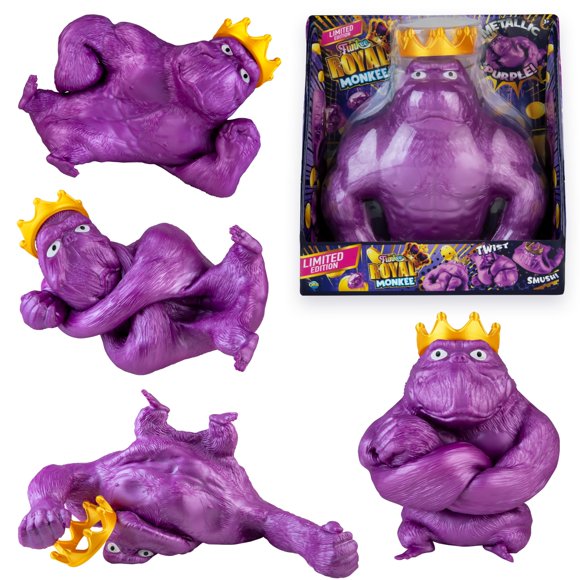 Juguete de Apretar The Orb Factory Funkee Monkee Jumbo Morado