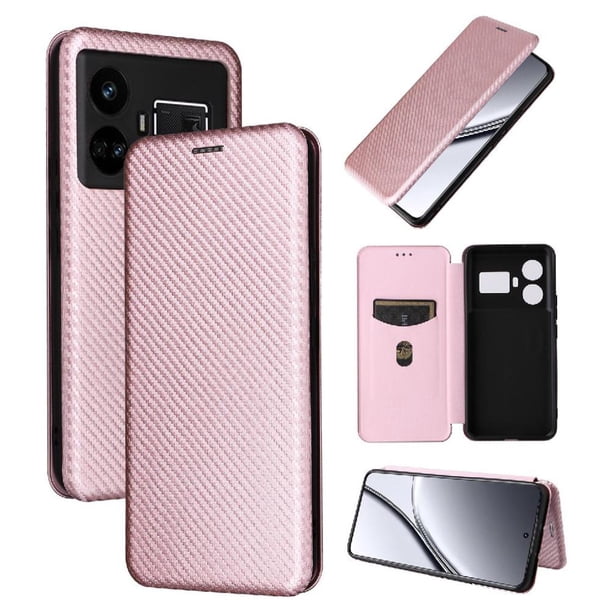Funda Flip para FOXDOCK Realme GT5 5G - Funda magnética de negocios, funda protectora delgada