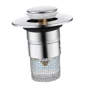 Bothyi - Tapón De Fregadero De Baño Con Colador Antiobstrucción Para Baño De Hotel, Cocina, Núcleo De Plastómero