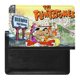thumbnail image 1 of Los Picapiedra Porta Pasaporte y Cartera de Viaje Premium de Cuero PU, Funda de Pasaporte Bloqueo RFID con Ranuras para Tarjetas de Crédito, Estuche para Libro de Pasaporte para Familia 10cm × 15cm, 1 of 6