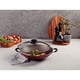 thumbnail image 5 of Wok Tramontina Paris en Aluminio con Revestimiento Interno y Externo Antiadherente Starflon Max Rojo con Tapa de Vidrio 32 cm 4,4 L, 5 of 5
