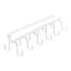 thumbnail image 4 of Tazas Ganchos Debajo Del Gabinete Estante De Tazas De Café Colgante Para Corbatas De Bufanda Blancos, 4 of 5