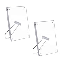 Magideal - Marco De Fotos Acrílico De 2 Piezas Para Fotos, Decoración De Escritorio 6X8 Pulgadas
