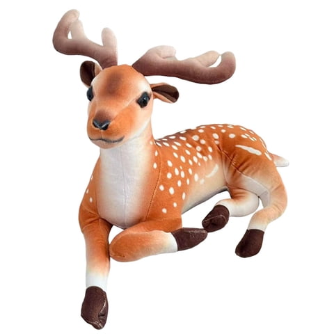 Bothyi - Adorno Navideño De Reno De Peluche Para Sala De Estar Estilo Festivo B